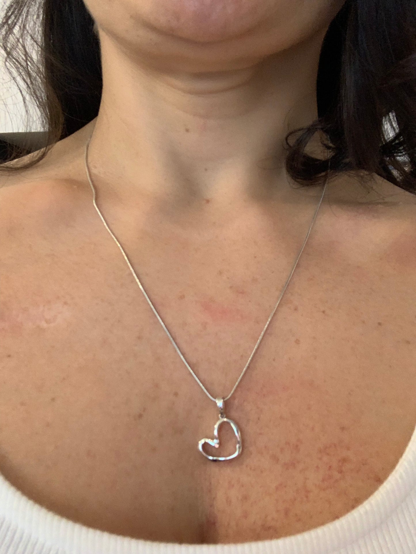 Open Heart Necklace