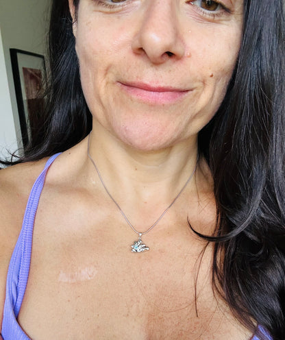 Cloud-ish Necklace Swiss Blue Topaz