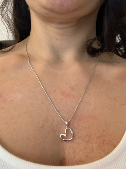 Open Heart Necklace